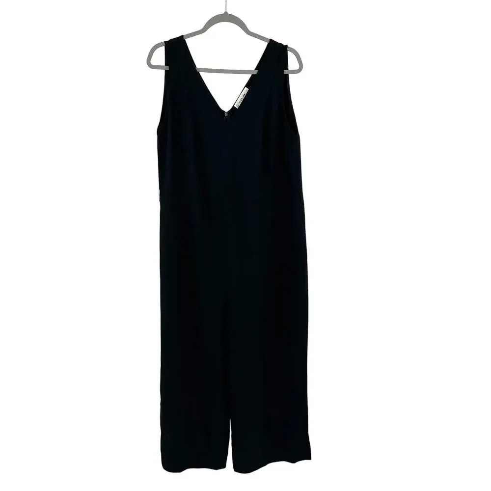 Everlane The Ultimate Jumpsuit in black Size 12 NWOT